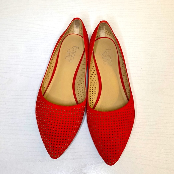 Franco Sarto Shoes - Franco Sarto Red Size 9 Flat